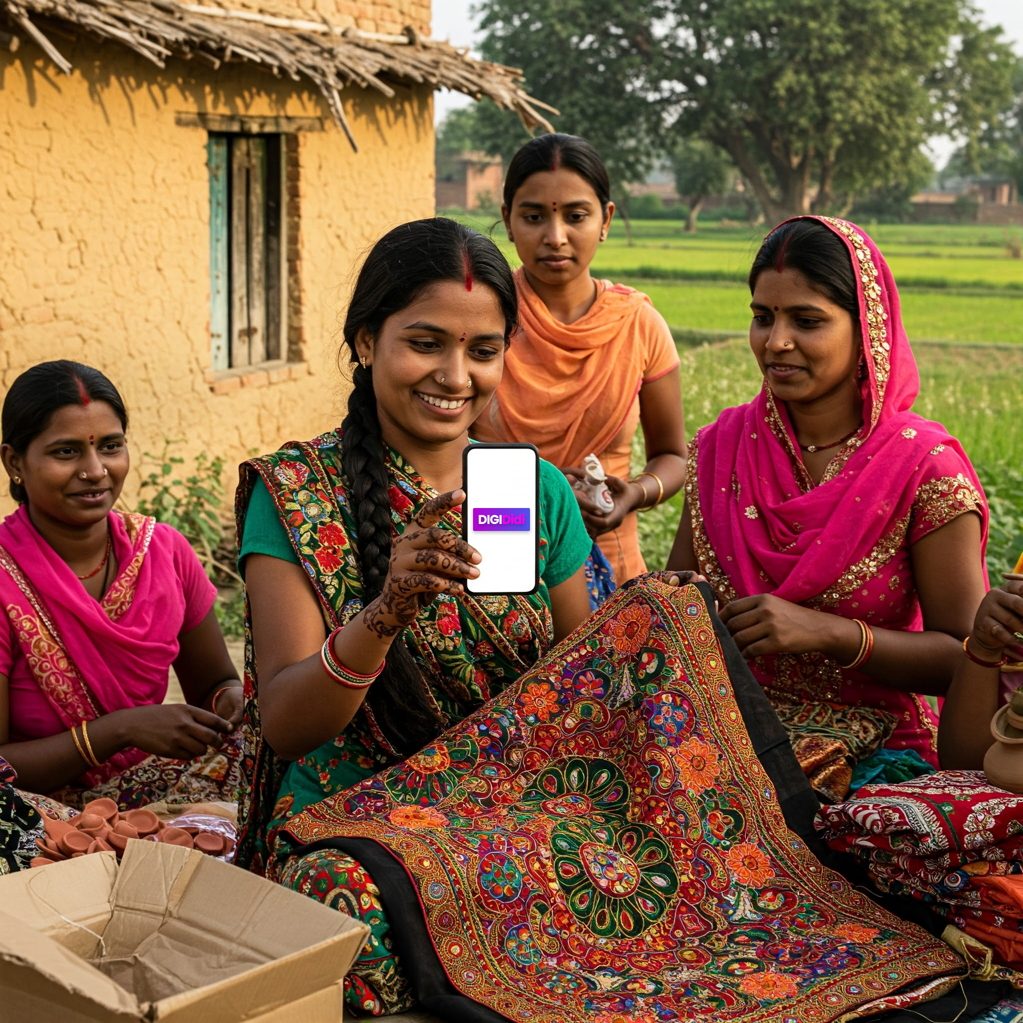 Women entrepreneurs using DigiDidi